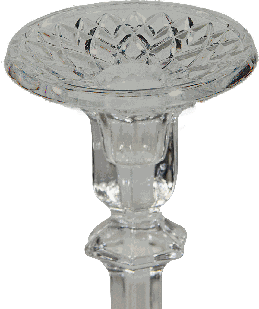 Kerzenteller Ø 9 cm geschliffen