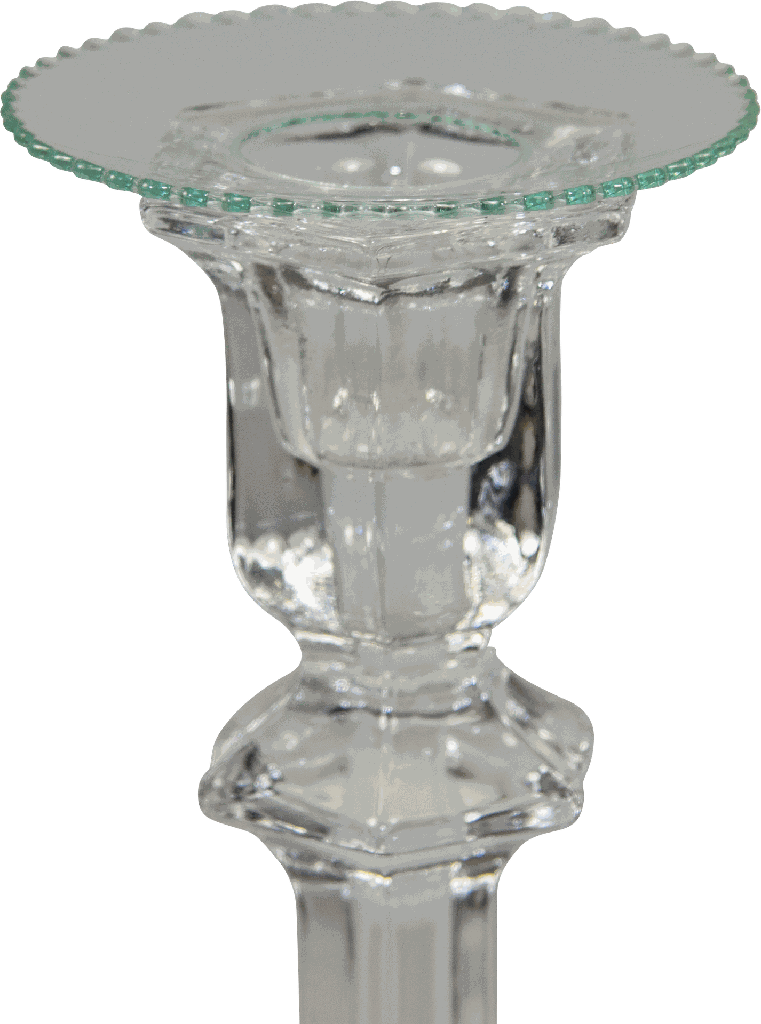 Kerzenteller Ø 7 cm mit Zackenrand