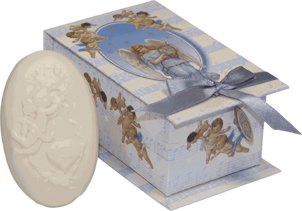 MUSIC FROM HEAVEN Seife mit Spieluhr spielt „Hark!The Herald Angels"