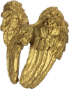 ANGELO Engelflügel zum Stecken Resin gold