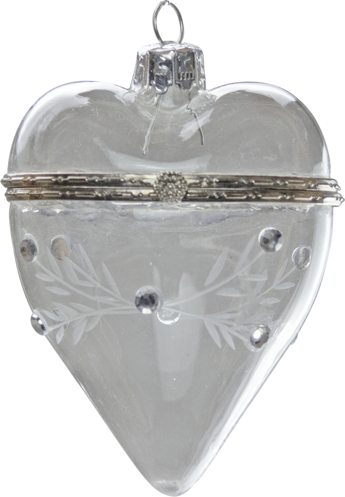 COEUR Herz zum Öffnen mit Strass