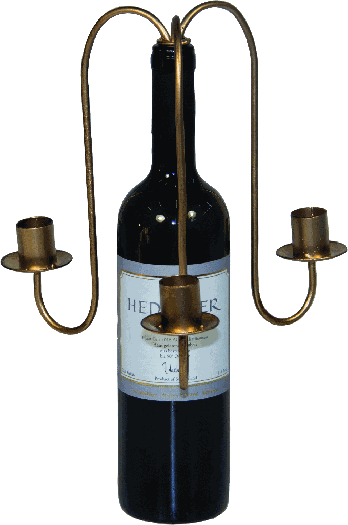 Flaschenleuchter 3-er