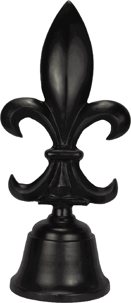 BOURBONE Dekorationsobjekt Metall schwarz