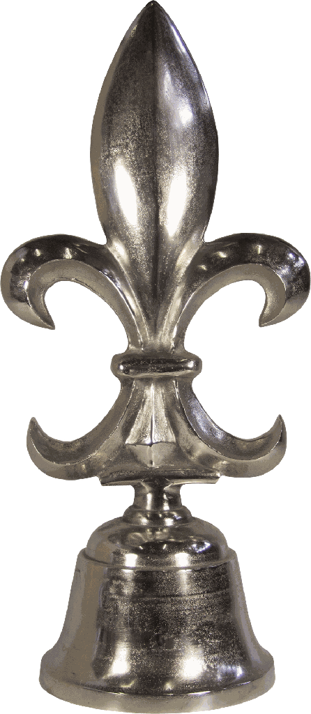 BOURBONE Dekorationsobjekt Metall antik-silber