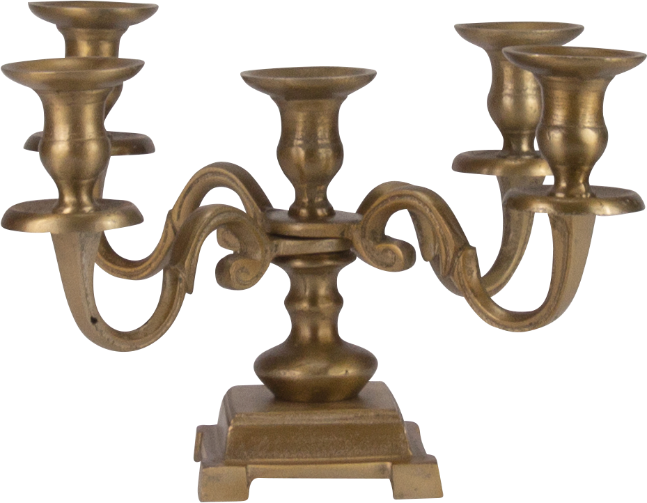 Kerzenständer 5-er Höhe 22,5 cm