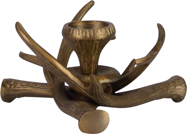 VENISON Kerzenständer 1er Metall messing