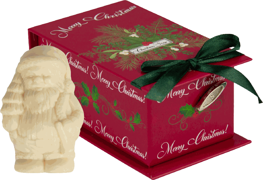 MERRY CHRISTMAS Seife mit Spieluhr spielt „Merry Christmas“