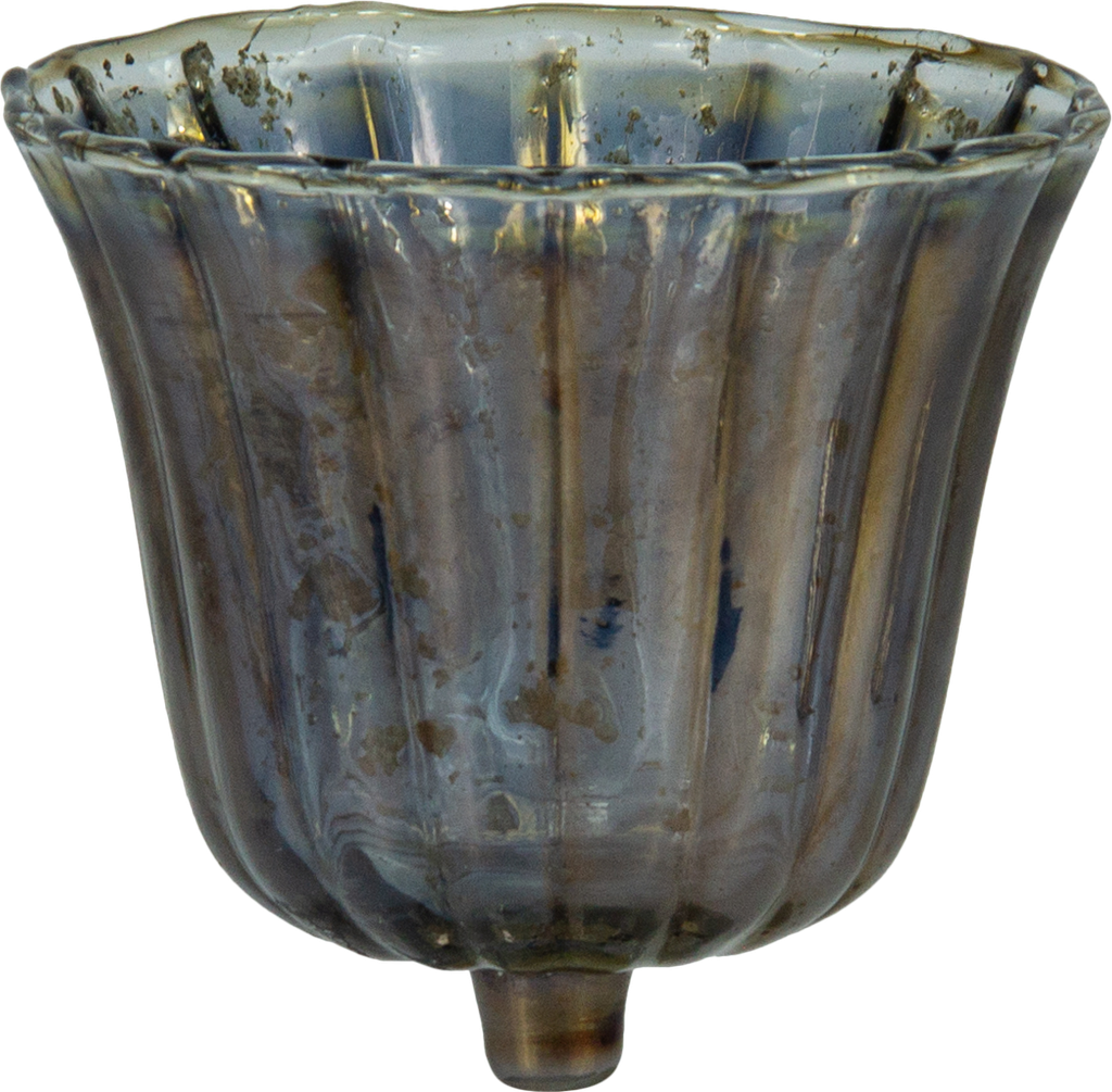 TULIP Teelicht-Aufsatzglas smoke