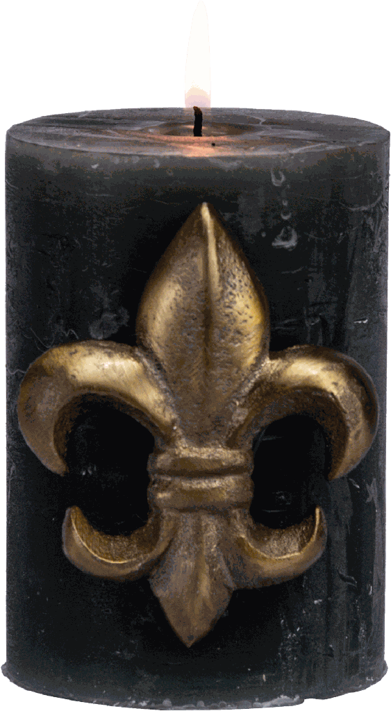 BOURBONE Kerzenpin Metall messing