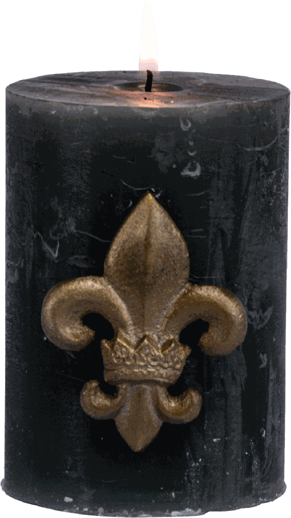 ROYAL Kerzenpin Metall messing