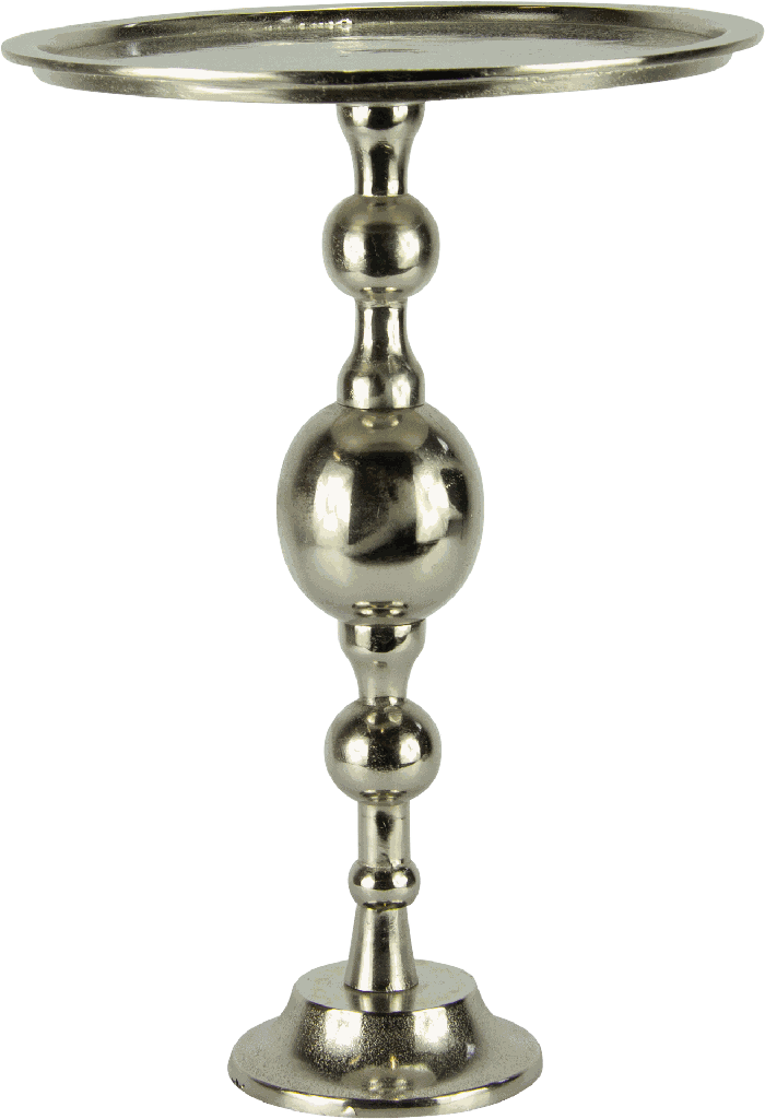 BALLOON Etagere hoch Metall antik-silber