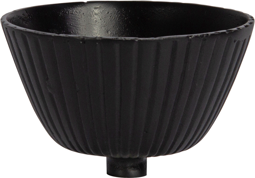 Aufsatz-Schale Metall schwarz