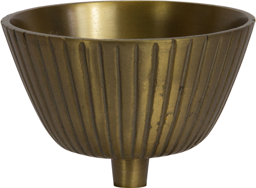 Aufsatz-Schale Metall messing