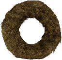 Fellkranz Ø 40 cm Kunstfell braun