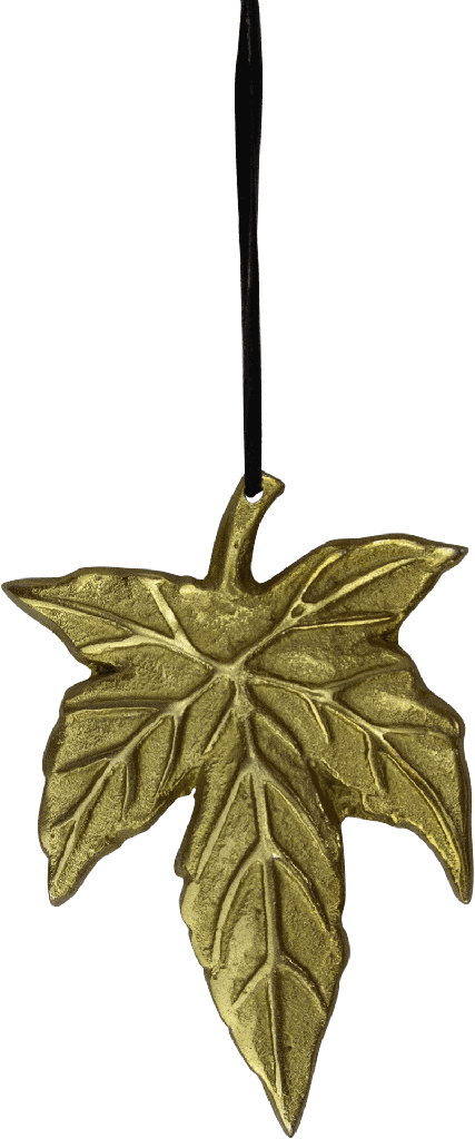 LEAVES Blatt Metall messing