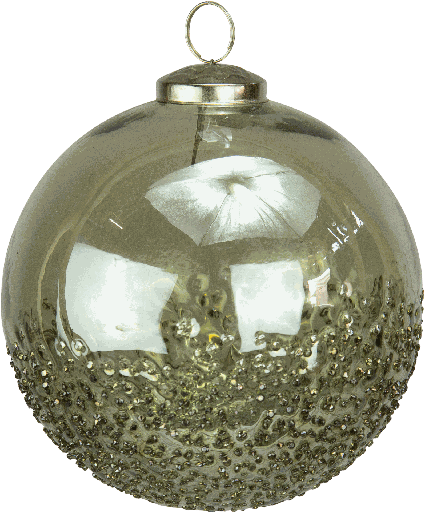 Kugel 12 cm Glas grün