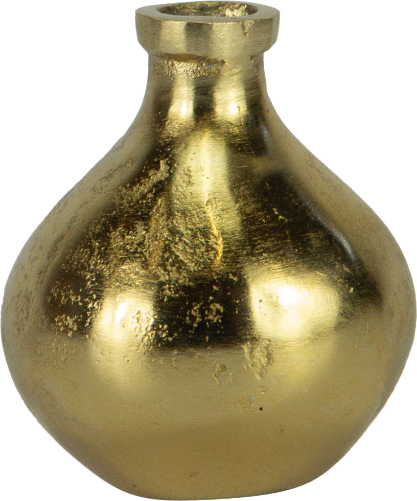 Vase 10 cm Metall messing