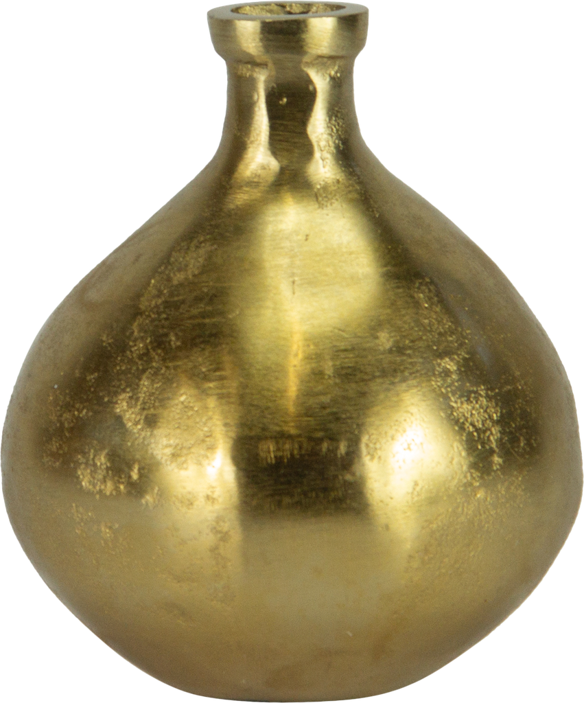 Vase 15 cm Metall messing