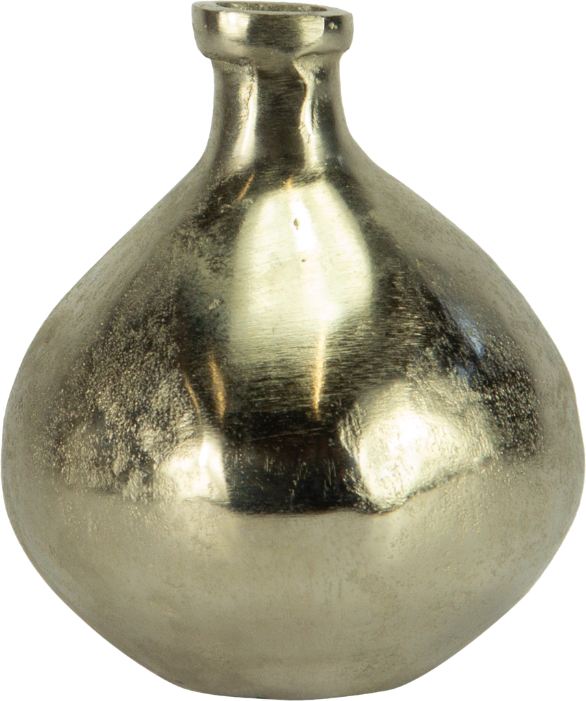 Vase 15 cm Metall antik-silber