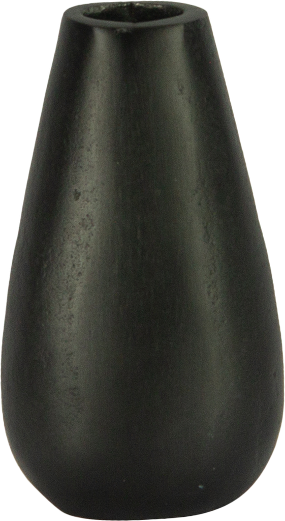 Vase 11 cm Metall schwarz