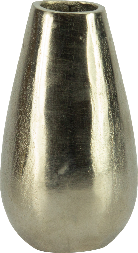 Vase 15 cm Metall antik-silber