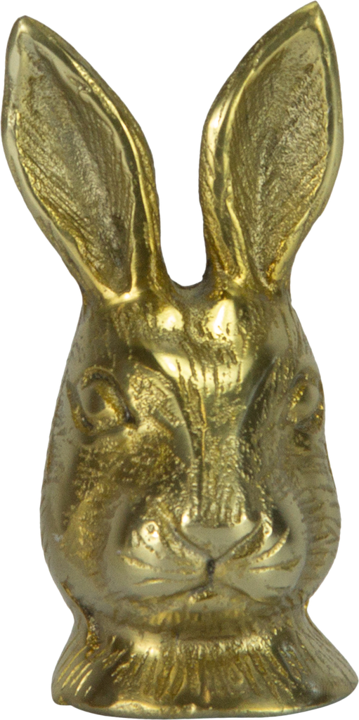 Hasekopf Metall messing