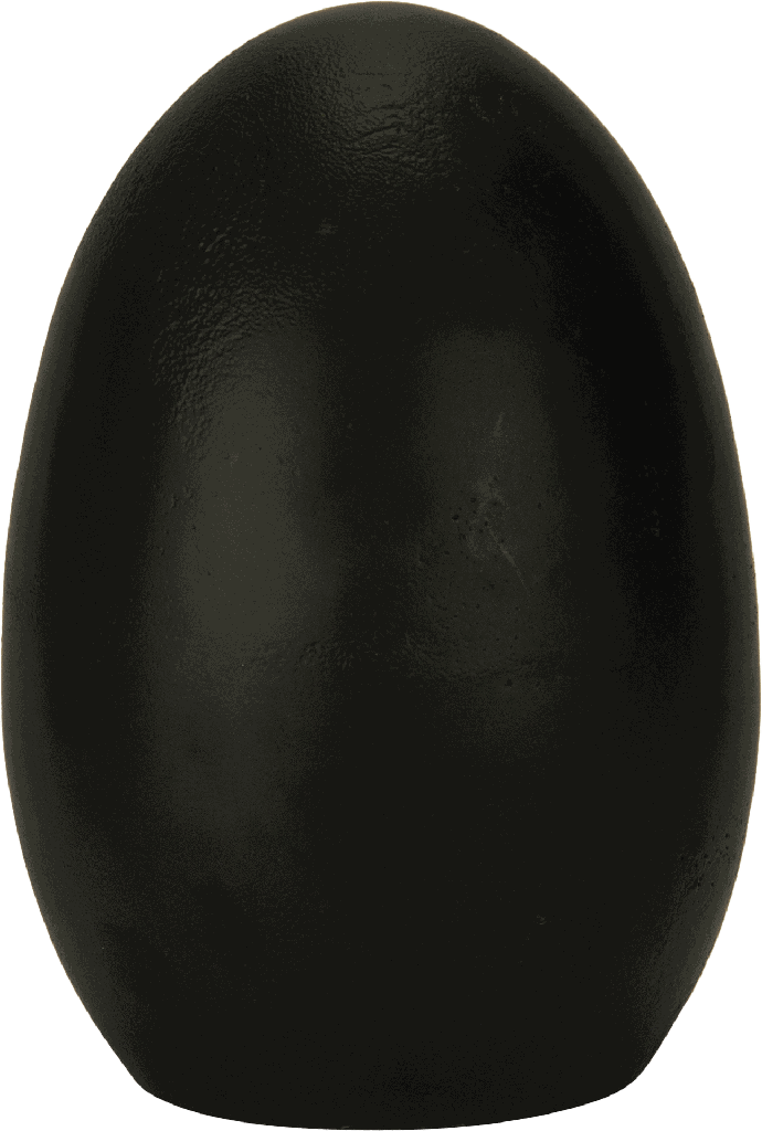 Ei Höhe 23,5 cm Metall schwarz