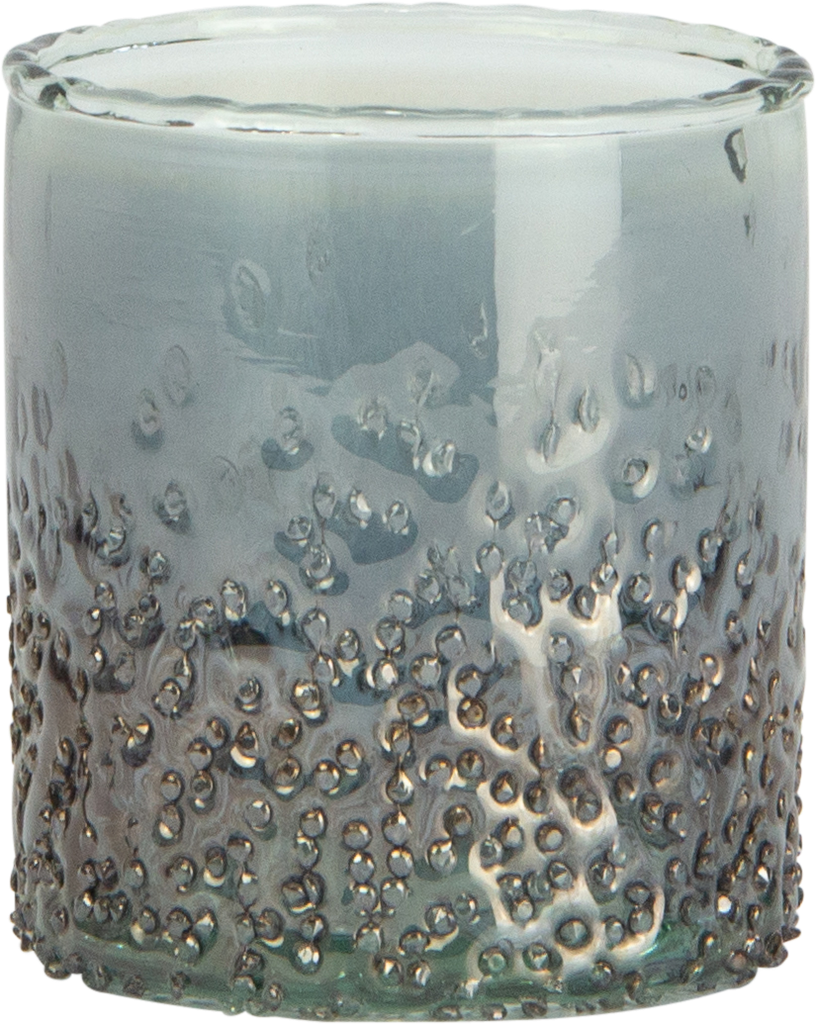 Windlicht 8 x Ø 7,5 cm Glas smoke