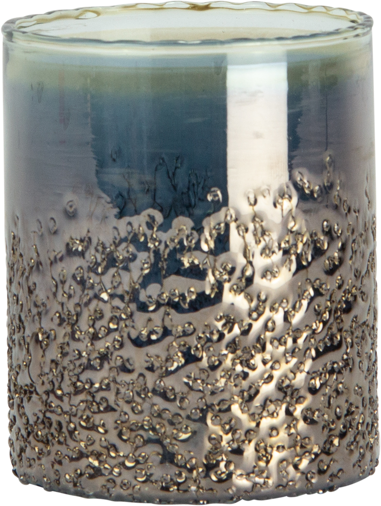 Windlicht 12 x Ø 10 cm Glas smoke