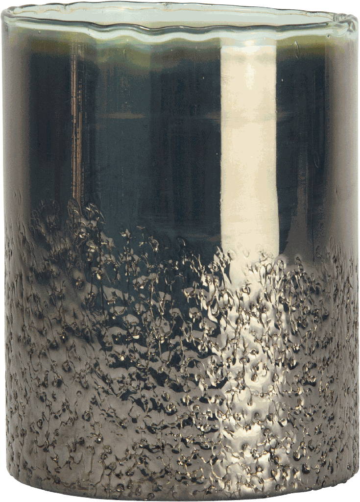 Windlicht 20 x Ø 16 cm Glas smoke