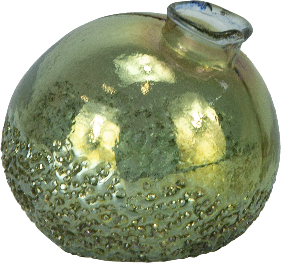 Vase Ø 10 cm Glas grün