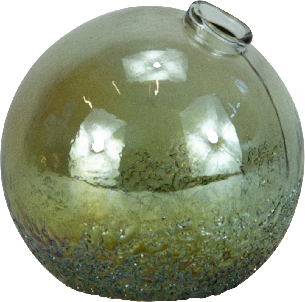 Vase Ø 13 cm Glas grün