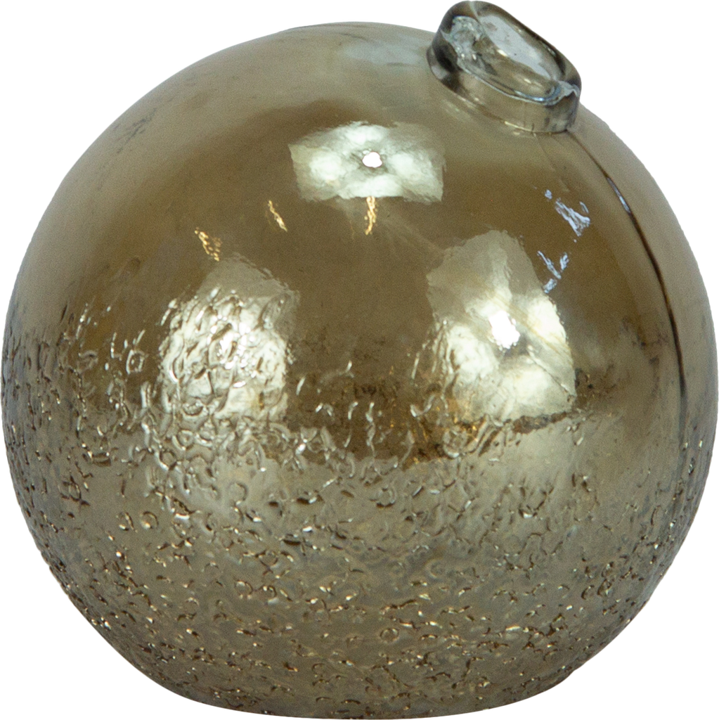 Vase Ø 13 cm Glas braun