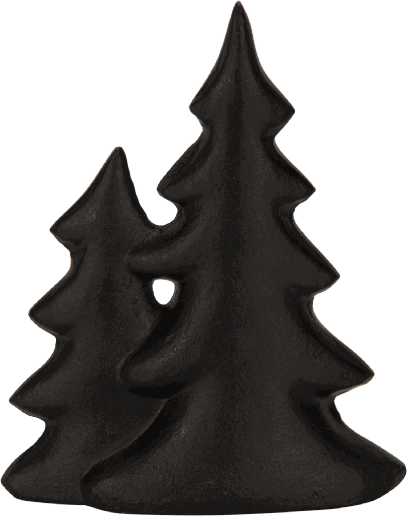 TREE Dekorationsobjekt Metall schwarz