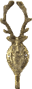 VENISON Wandhaken Metall messing