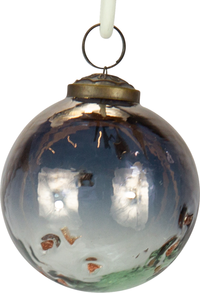 Kugel 7 cm Glas smoke