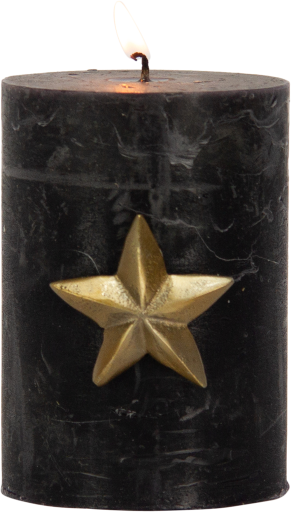 STAR Kerzenpin Metall messing