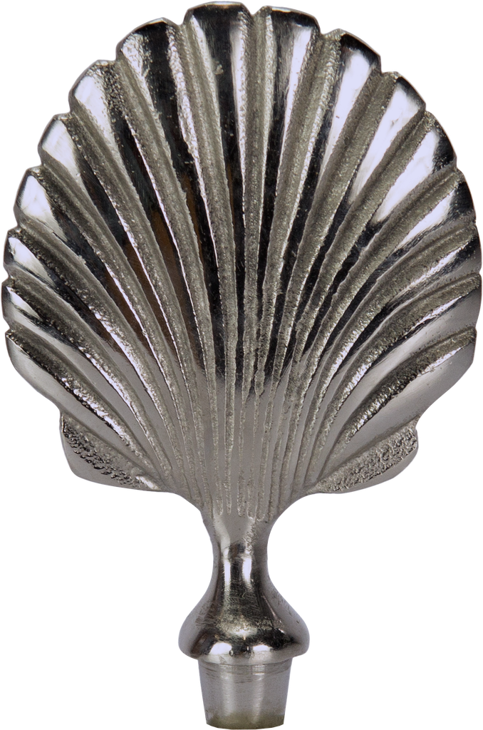 SHELL Stecker Metall antik-silber