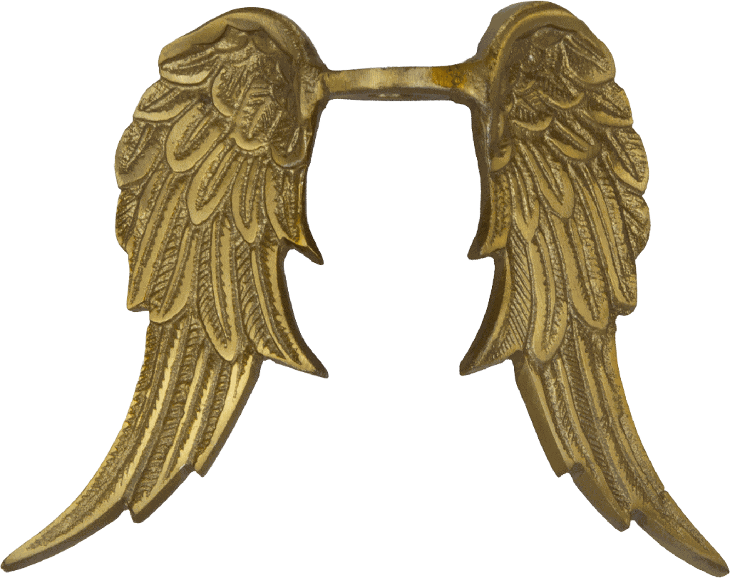 CUPID Engel-Flügel 16 cm Metall messing