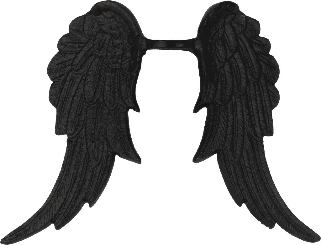 CUPID Engel-Flügel 24,5 cm Metall schwarz