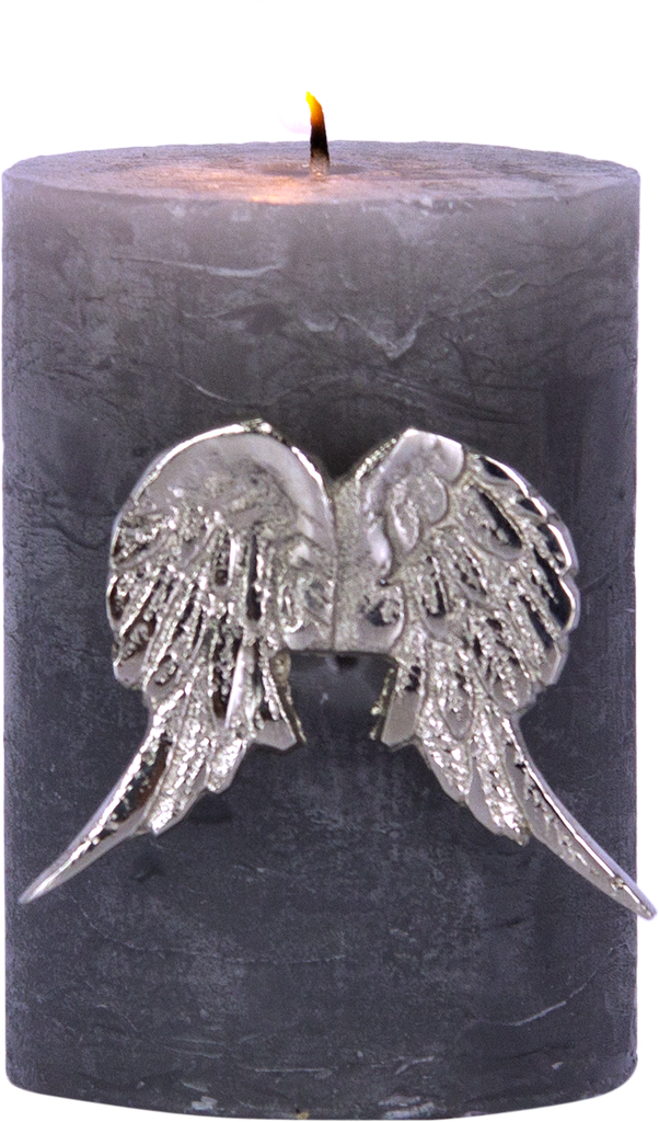 ANGELO Kerzenpin Metall antik-silber