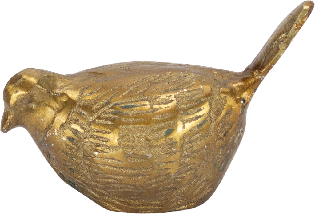 UCCELLO Vogel Metall messing