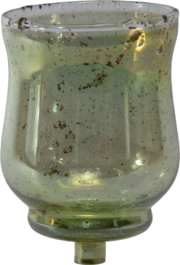 GRAND Teelicht-Aufsatzglas grün