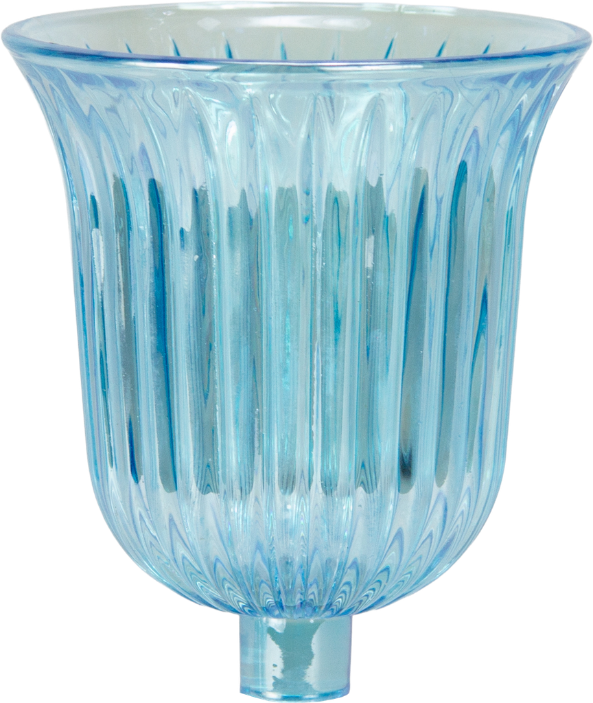 STELLA Teelicht-Aufsatzglas türkis