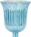 STELLA Teelicht-Aufsatzglas türkis