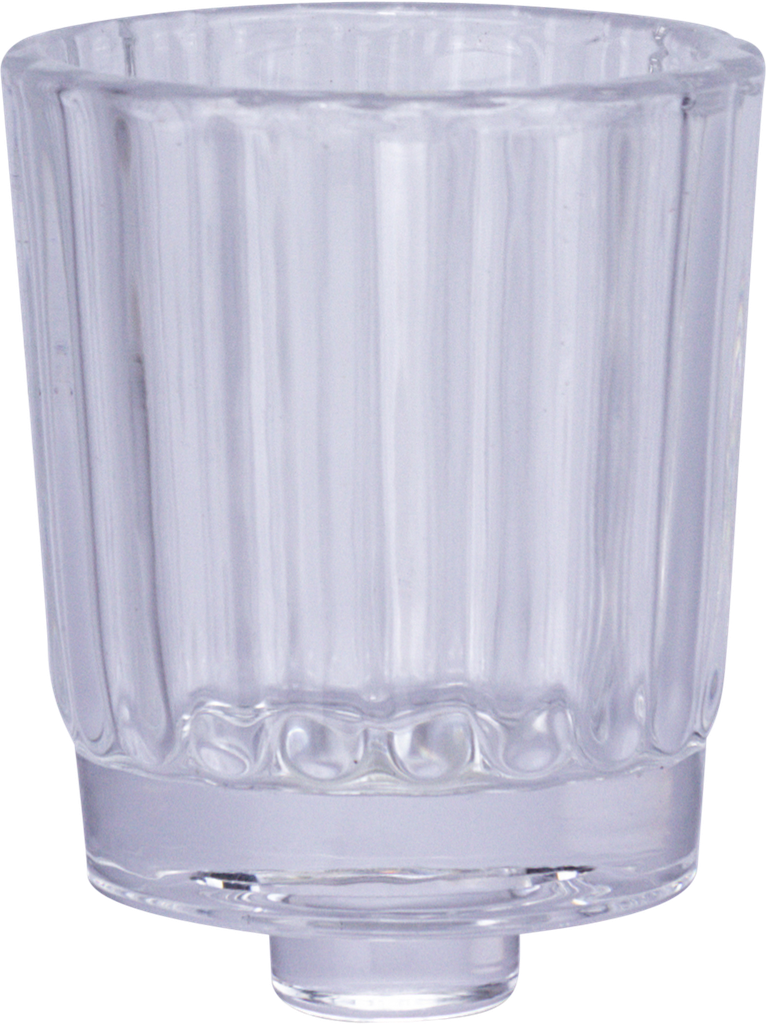 STRIPE Teelicht-Aufsatzglas