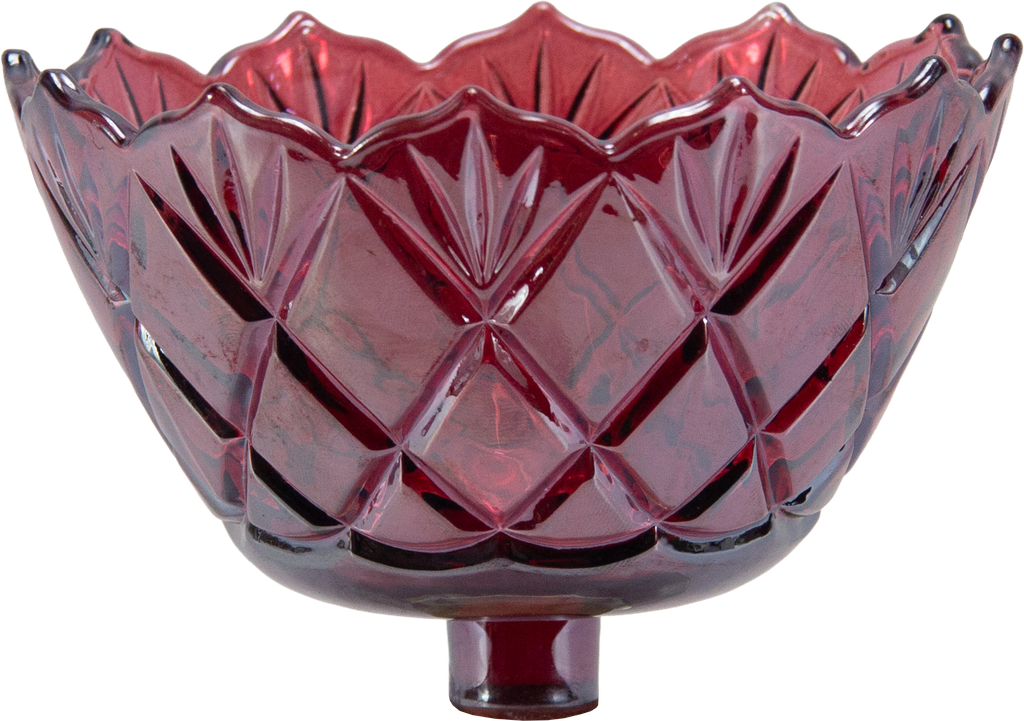 FIORI Teelicht-Aufsatzglas rot