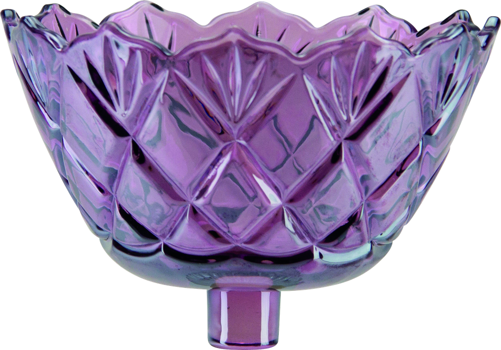 FIORI Teelicht-Aufsatzglas fuchsia