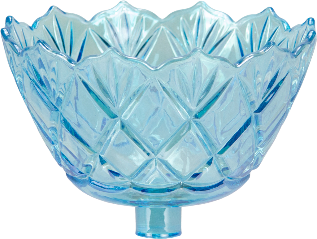 FIORI Teelicht-Aufsatzglas türkis