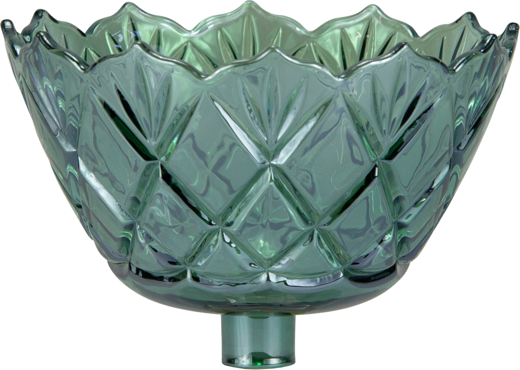 FIORI Teelicht-Aufsatzglas grün